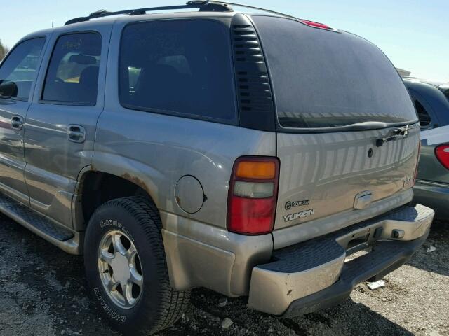 1GKEK63U63J283332 - 2003 GMC YUKON DENA BEIGE photo 3