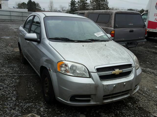 KL1TD5DE8BB128344 - 2011 CHEVROLET AVEO LS SILVER photo 1