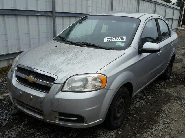 KL1TD5DE8BB128344 - 2011 CHEVROLET AVEO LS SILVER photo 2