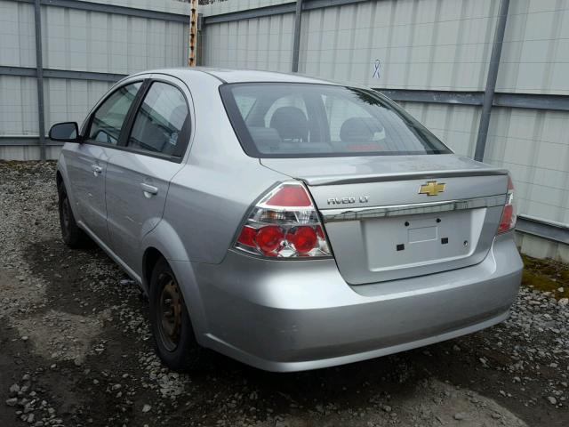 KL1TD5DE8BB128344 - 2011 CHEVROLET AVEO LS SILVER photo 3