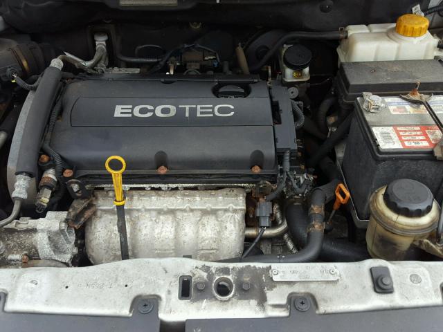 KL1TD5DE8BB128344 - 2011 CHEVROLET AVEO LS SILVER photo 7