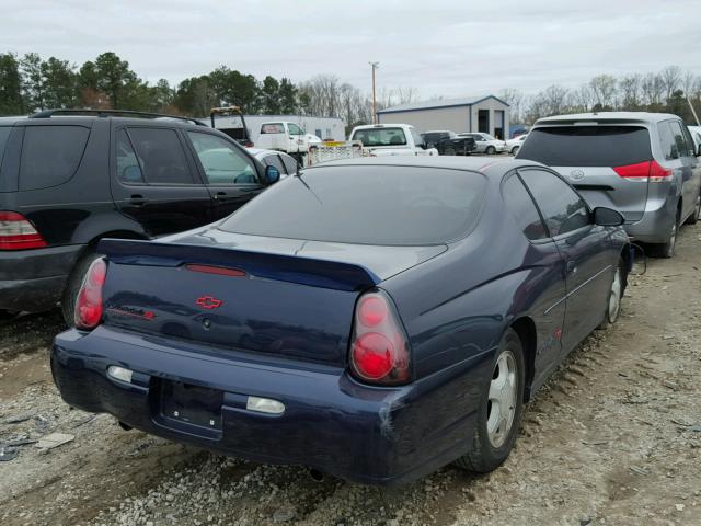 2G1WX15K629293099 - 2002 CHEVROLET MONTE CARL BLUE photo 4