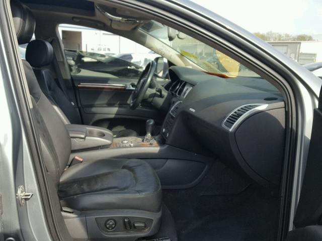 WA1BY74L38D066331 - 2008 AUDI Q7 3.6 QUA SILVER photo 5