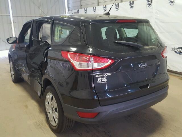 1FMCU0F75DUC40547 - 2013 FORD ESCAPE S BLACK photo 3