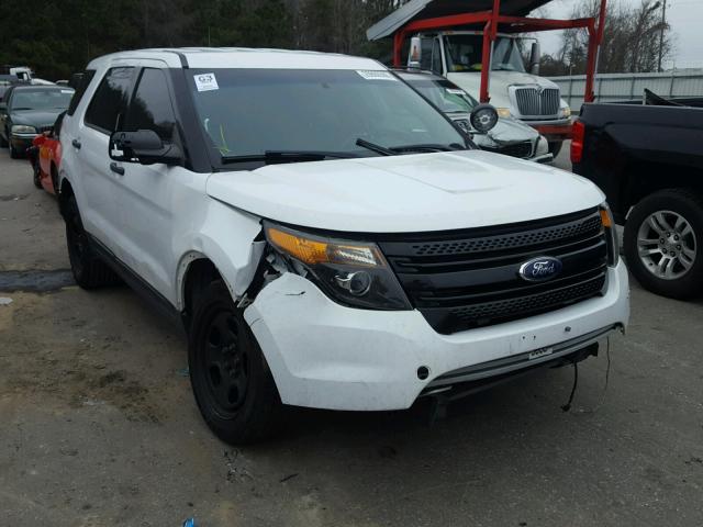 1FM5K8AR2EGA14875 - 2014 FORD EXPLORER P WHITE photo 1