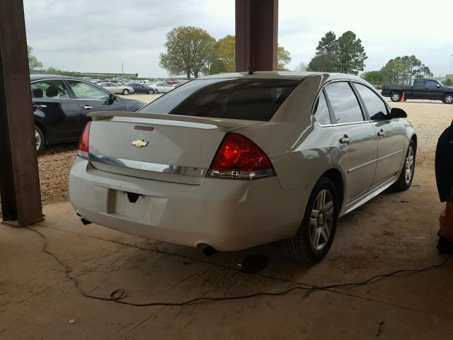 2G1WC57M491318737 - 2009 CHEVROLET IMPALA 2LT WHITE photo 4