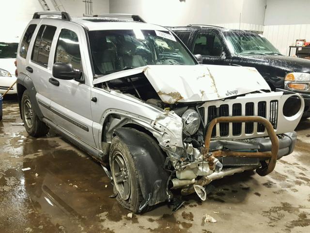 1J8GL38K25W522283 - 2005 JEEP LIBERTY RE GRAY photo 1