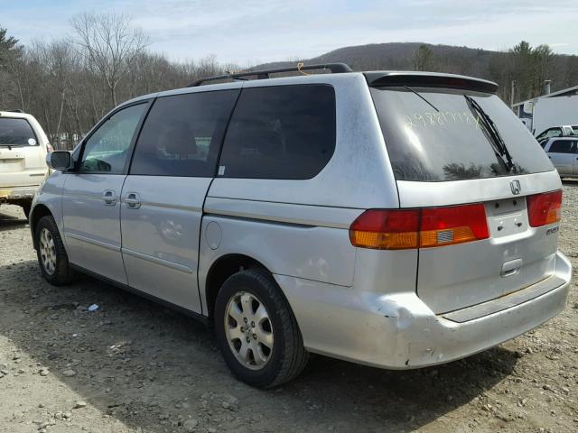 5FNRL18682B055295 - 2002 HONDA ODYSSEY EX GRAY photo 3