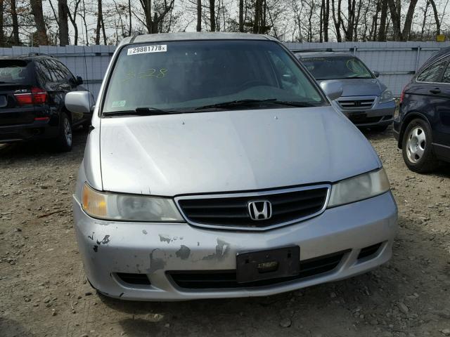 5FNRL18682B055295 - 2002 HONDA ODYSSEY EX GRAY photo 9