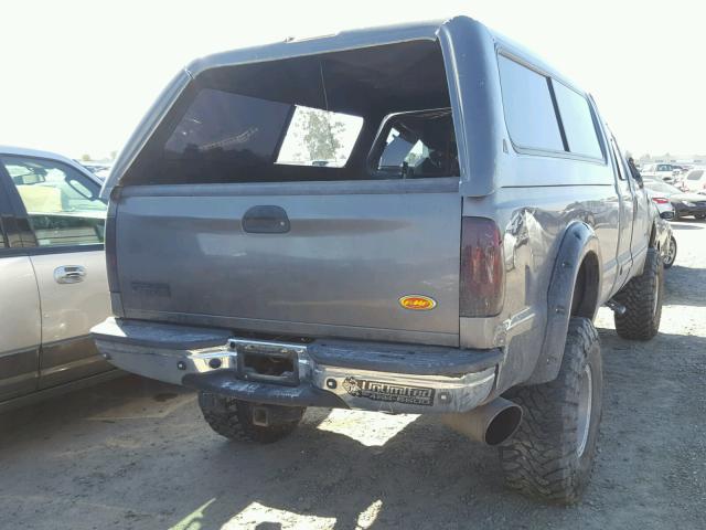 1FTNX21FX2EC90902 - 2002 FORD F250 SUPER GRAY photo 4