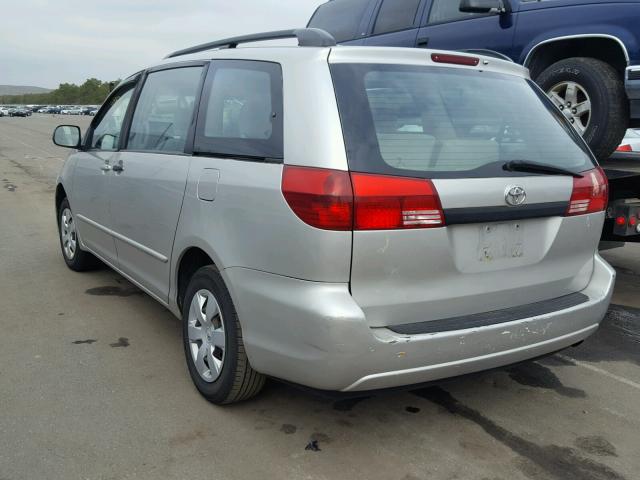 5TDZA23C65S245105 - 2005 TOYOTA SIENNA CE GRAY photo 3