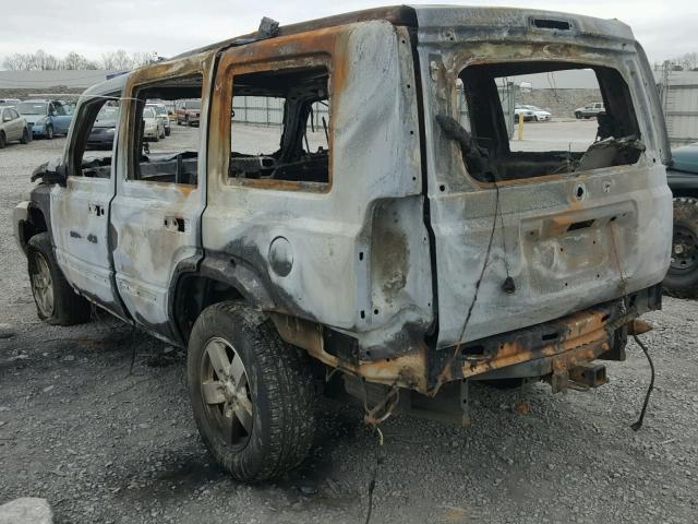 1J8HH48N48C163613 - 2008 JEEP COMMANDER BURN photo 3
