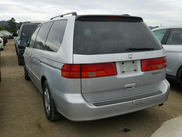 2HKRL18641H540811 - 2001 HONDA ODYSSEY EX SILVER photo 3