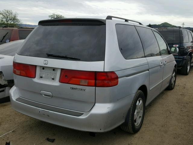 2HKRL18641H540811 - 2001 HONDA ODYSSEY EX SILVER photo 4