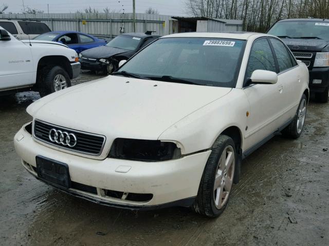 WAUEA88D8VA131054 - 1997 AUDI A4 2.8 QUA WHITE photo 2