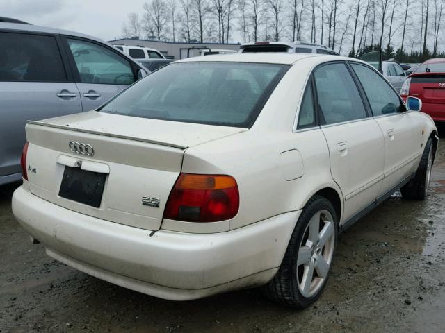 WAUEA88D8VA131054 - 1997 AUDI A4 2.8 QUA WHITE photo 4