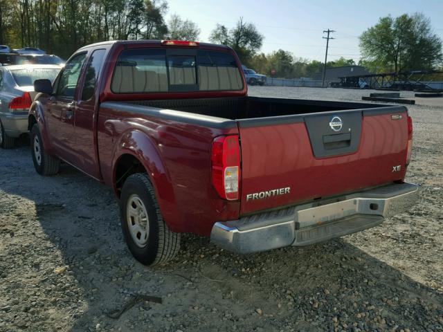 1N6BD06T67C408815 - 2007 NISSAN FRONTIER K RED photo 3