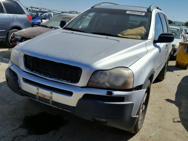 YV1CZ59H941056327 - 2004 VOLVO XC90 SILVER photo 2