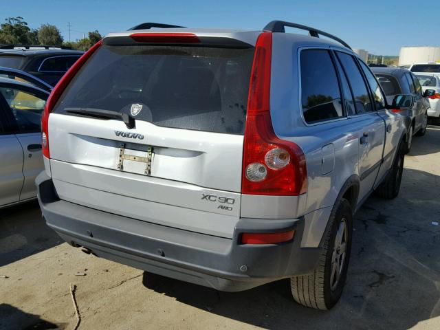 YV1CZ59H941056327 - 2004 VOLVO XC90 SILVER photo 4