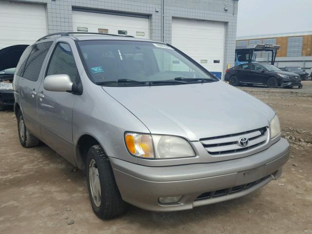 4T3ZF13C01U322152 - 2001 TOYOTA SIENNA LE SILVER photo 1