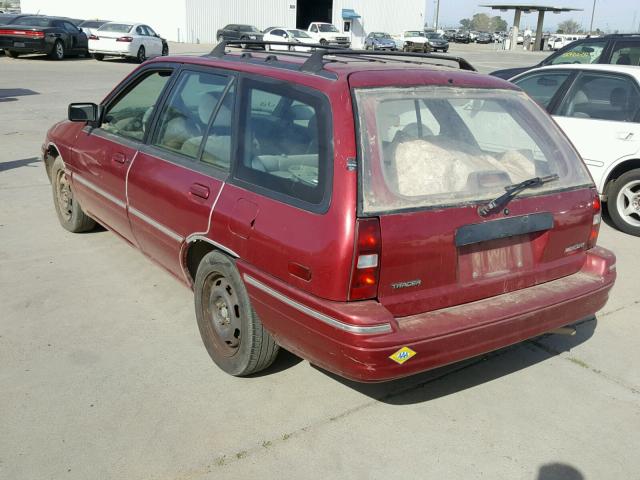 3MASM15J1SR637423 - 1995 MERCURY TRACER BAS RED photo 3