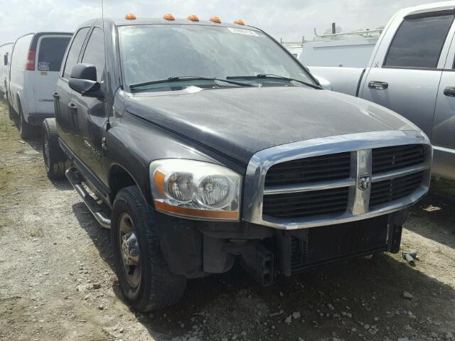 3D7KR28C36G207095 - 2006 DODGE RAM 2500 S BLACK photo 1