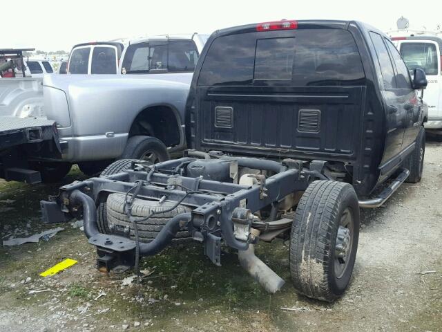 3D7KR28C36G207095 - 2006 DODGE RAM 2500 S BLACK photo 4