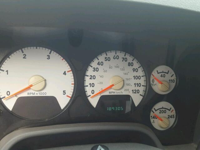 3D7KR28C36G207095 - 2006 DODGE RAM 2500 S BLACK photo 8