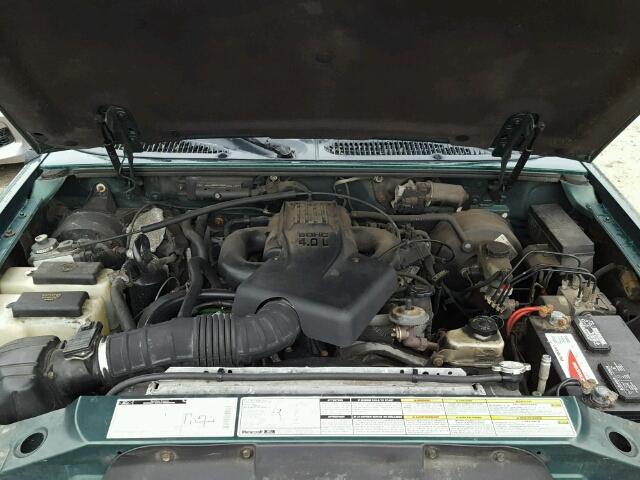 1FMDU73E4YZA51879 - 2000 FORD EXPLORER X GREEN photo 7