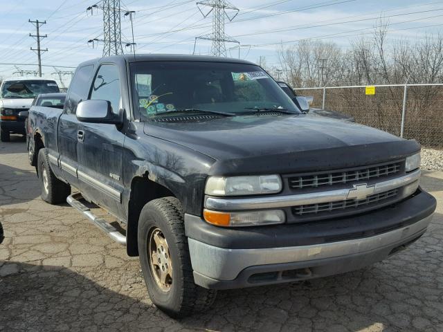 2GCEK19T3Y1148162 - 2000 CHEVROLET SILVERADO BLACK photo 1