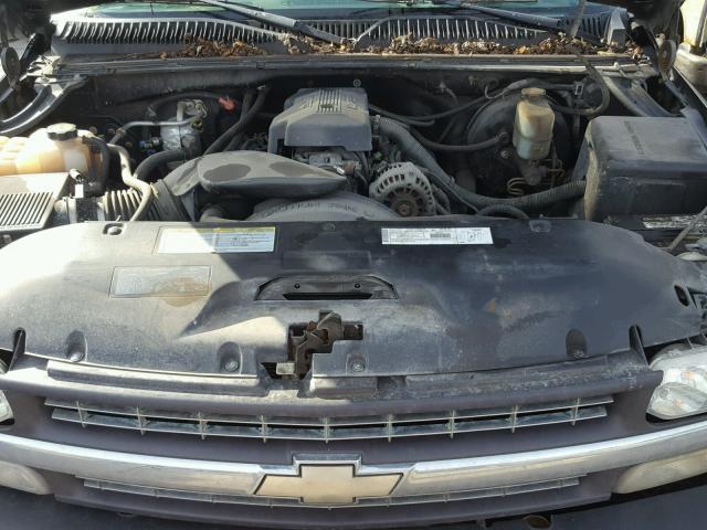 2GCEK19T3Y1148162 - 2000 CHEVROLET SILVERADO BLACK photo 7