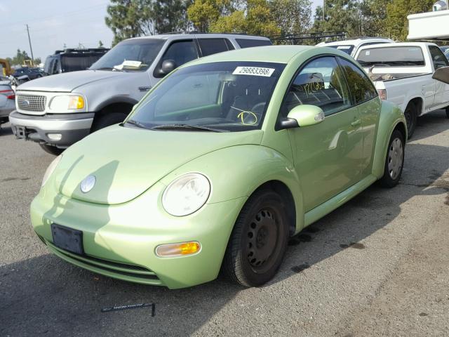 3VWBK31C64M415028 - 2004 VOLKSWAGEN NEW BEETLE GREEN photo 2