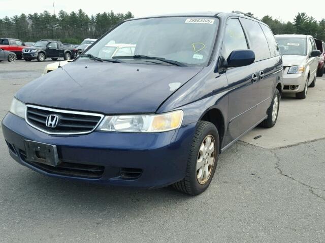 5FNRL18614B034307 - 2004 HONDA ODYSSEY EX CHARCOAL photo 2