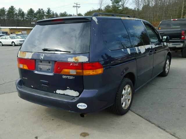 5FNRL18614B034307 - 2004 HONDA ODYSSEY EX CHARCOAL photo 4