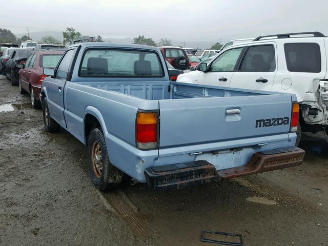 JM2UF2133H0169036 - 1987 MAZDA B2200 LONG BLUE photo 3