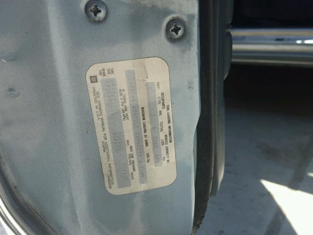 1G4GJ47A6FP421265 - 1985 BUICK REGAL BLUE photo 10