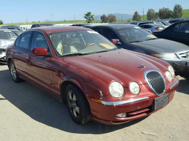 SAJDA01C1YFL58743 - 2000 JAGUAR S-TYPE RED photo 1