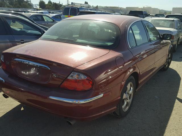 SAJDA01C1YFL58743 - 2000 JAGUAR S-TYPE RED photo 4