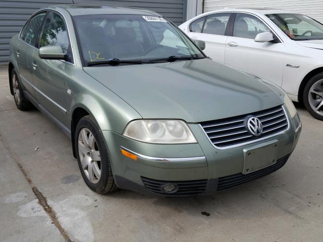 WVWTH63B83P114538 - 2003 VOLKSWAGEN PASSAT GLX 绿色 照片 1