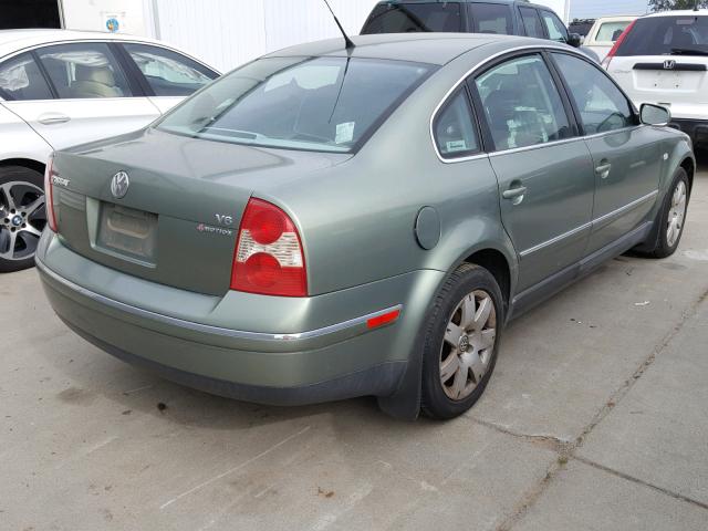 WVWTH63B83P114538 - 2003 VOLKSWAGEN PASSAT GLX 绿色 照片 4