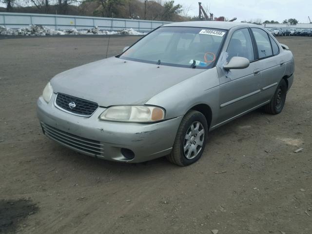 3N1CB51D61L474855 - 2001 NISSAN SENTRA XE GOLD photo 2