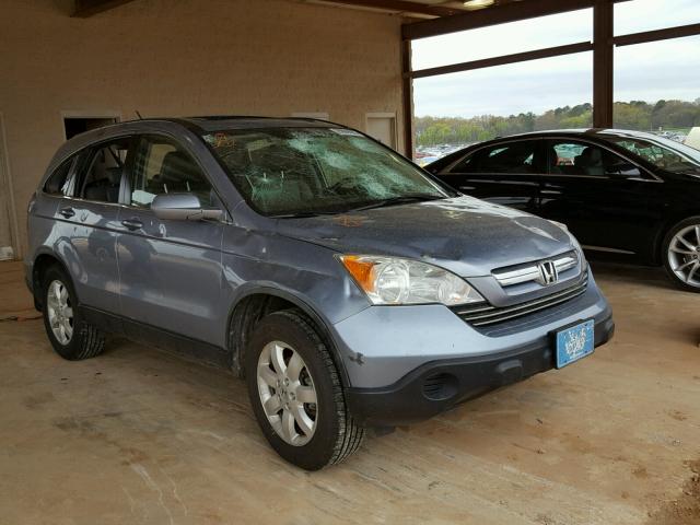 JHLRE38729C001564 - 2009 HONDA CR-V EXL BLUE photo 1