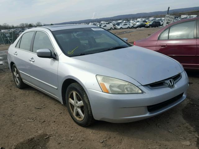 1HGCM56663A100551 - 2003 HONDA ACCORD EX SILVER photo 1