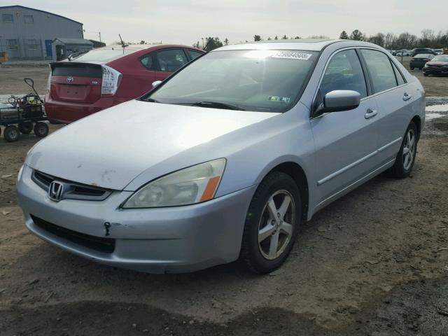 1HGCM56663A100551 - 2003 HONDA ACCORD EX SILVER photo 2