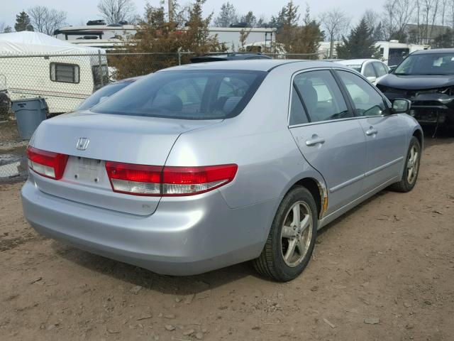 1HGCM56663A100551 - 2003 HONDA ACCORD EX SILVER photo 4