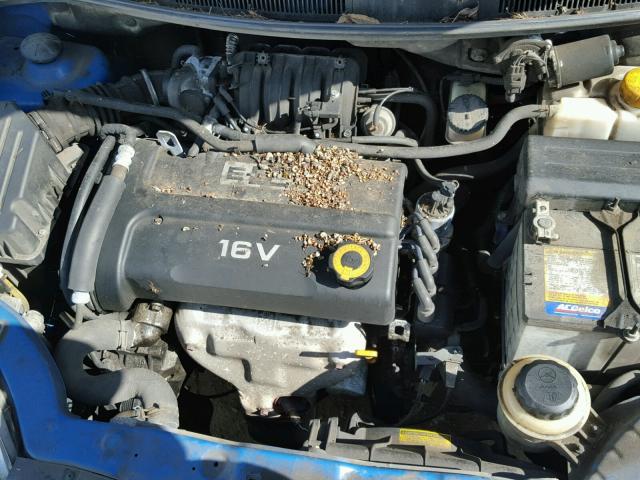 KL1TD66697B770574 - 2007 CHEVROLET AVEO BASE Mavi foto 7