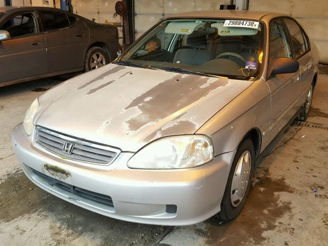 2HGEJ6610XH517134 - 1999 HONDA CIVIC BASE Gümüş foto 2