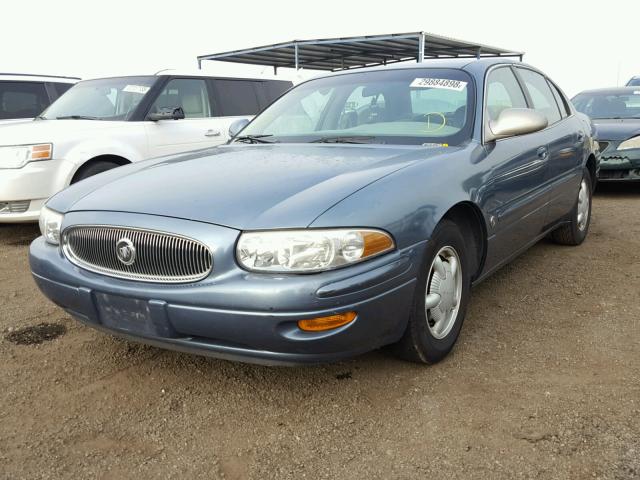 1G4HP54K6Y4112938 - 2000 BUICK LESABRE CU BLUE photo 2