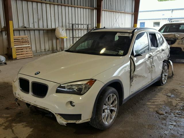 WBAVL1C54EVY19708 - 2014 BMW X1 XDRIVE2 WHITE photo 2