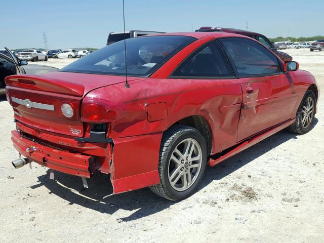 1G1JH12F237293358 - 2003 CHEVROLET CAVALIER L RED photo 4